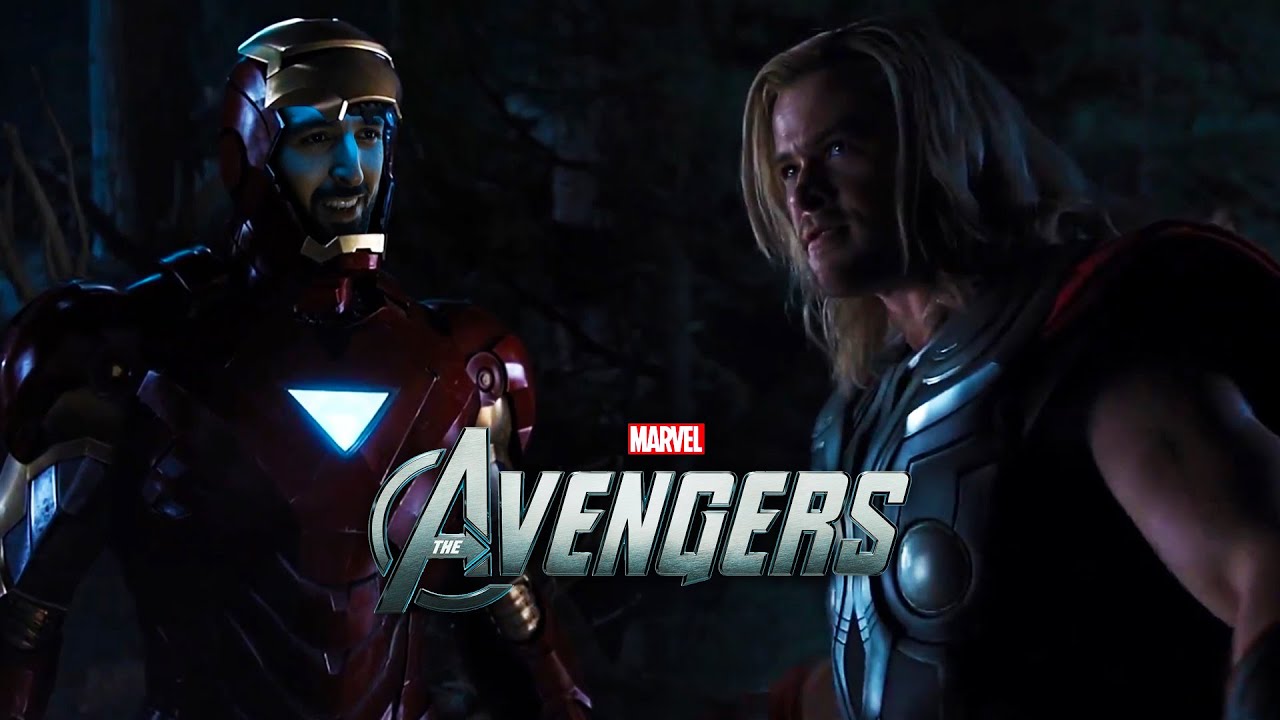 The Avengers (2012) - Thor y Iron Man pelean
