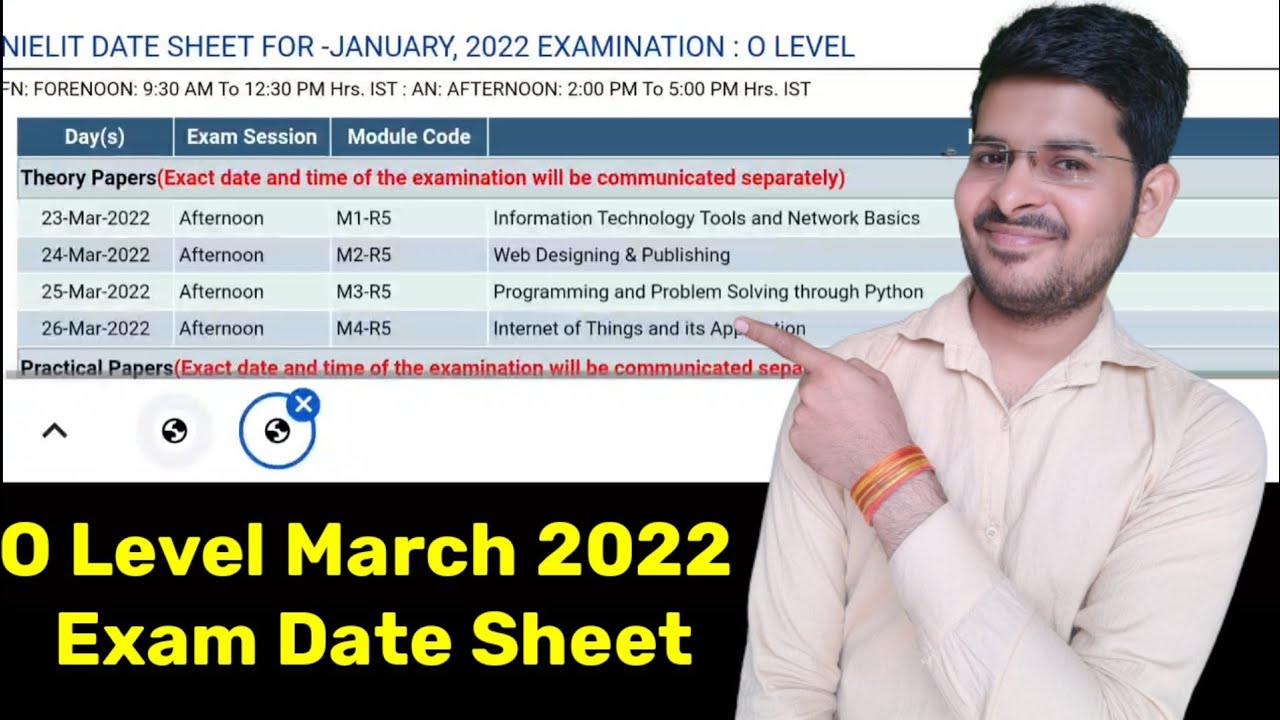 O Level Exam Date Sheet 2022 || How To Download O Level Exam 2022 Date Sheet