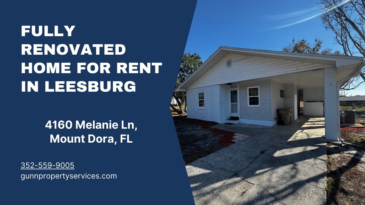 1 Bedroom / 1 Bathroom House for Rent in Leesburg FL | 4160 Melanie Ln