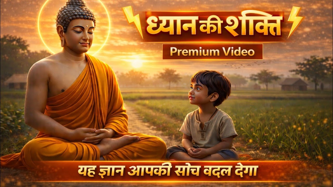 👉ध्यान की शक्ति – 🔥बुद्ध की सीख जो आपकी सोच बदल देगी | Motivational Story Hindi
