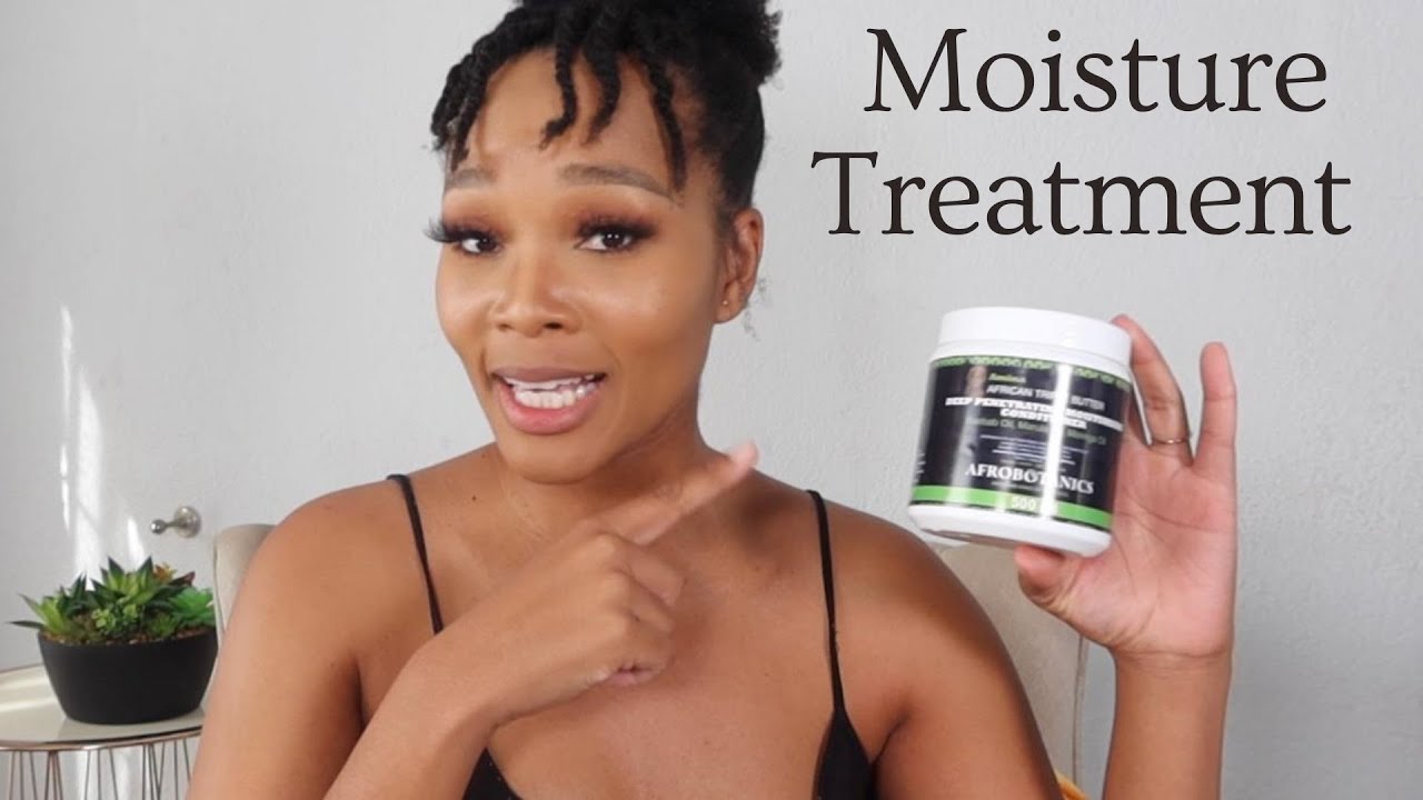 Moisture Treatment on 4c Hair | Afrobotanics Deep Conditioner  | Natural Hair | Millicent Mashile