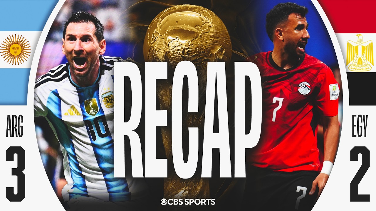 2026 FIFA World Cup: Argentina stuns Egypt with incredible comeback in Round of 16