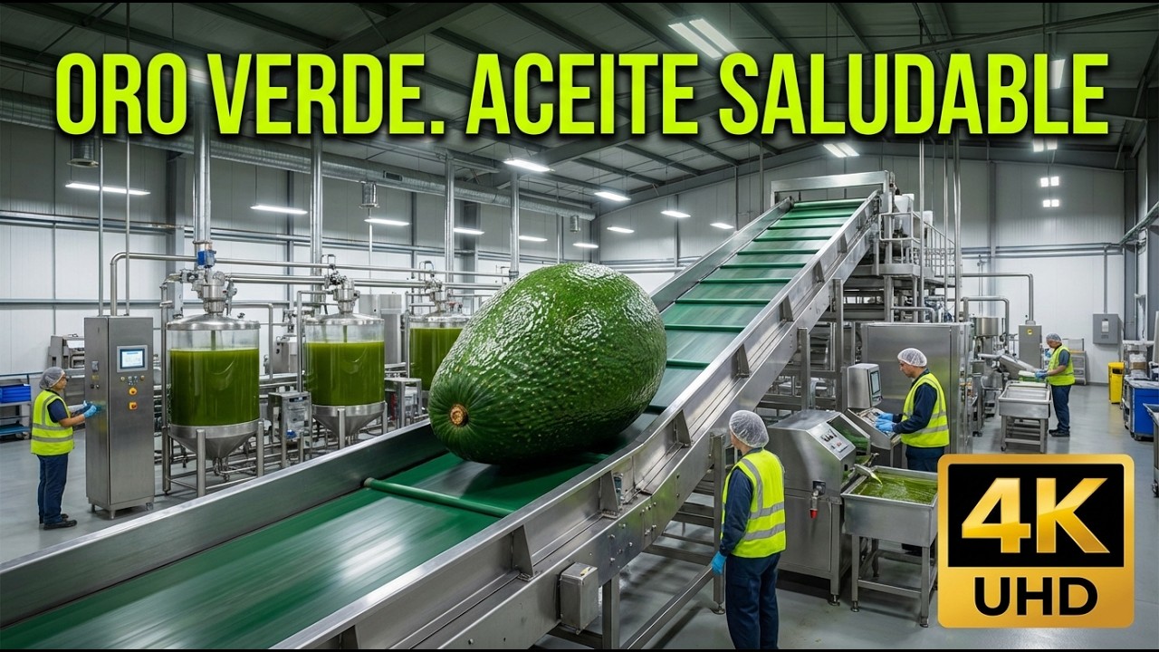 🥑 CÓMO se FABRICA el ACEITE de AGUACATE 🥑 | Así PROCESAN MILLONES de LITROS en Mega Fábricas