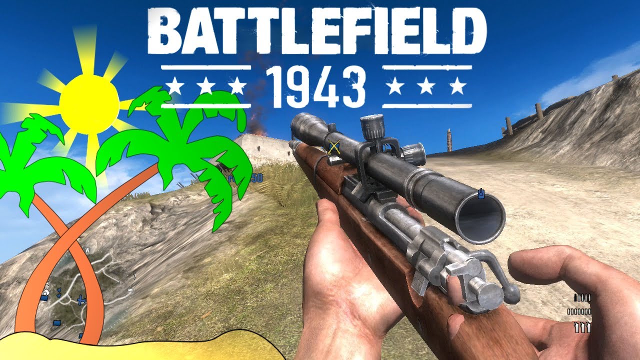 Snipe au soleil sur Battlefield 1943 !