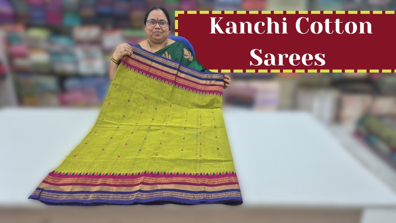 Kanchi Cotton Sarees || Wholesale Shop || GSR HANDLOOMS