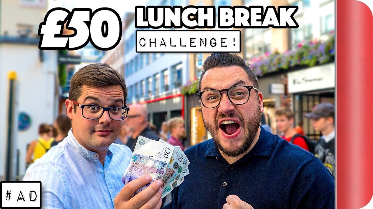 50 ФУНТОВ СТЕРЛИНГОВ НА ОБЕДЕННЫЙ ПЕРЕРЫВ В ЛОНДОНЕ! | Sorted Food