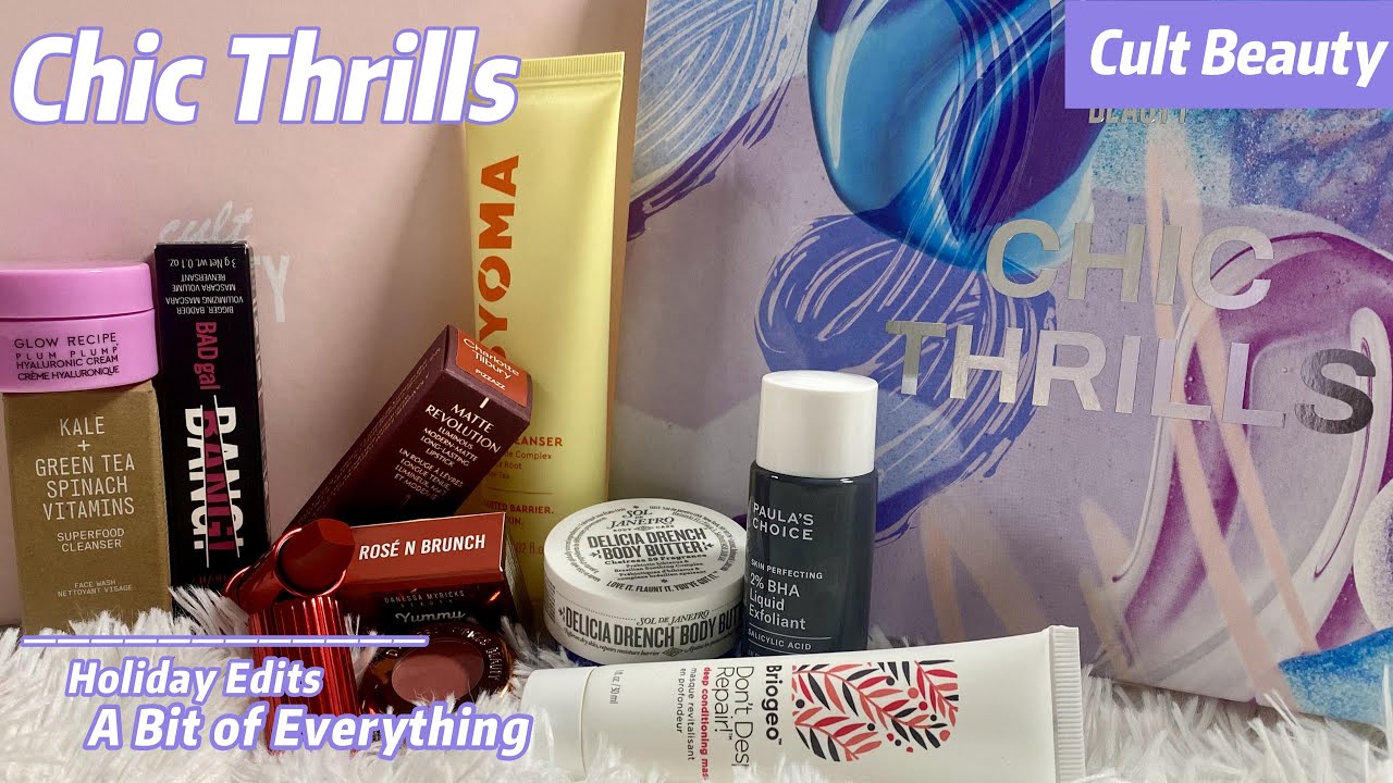 Chic Thrills | Holiday Edit 2024 | Cult Beauty | 9 Travel sized items what was cult beauty thinking!