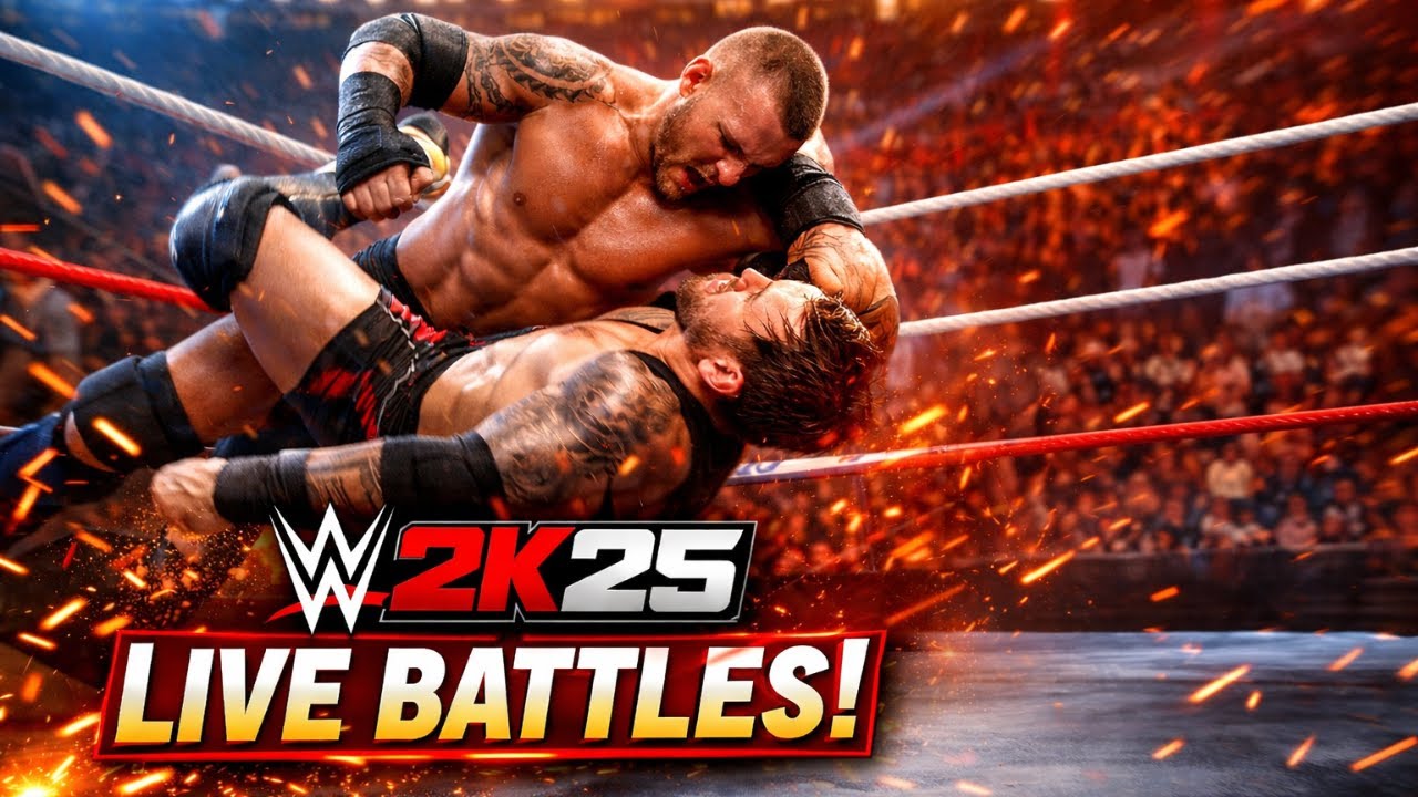 WWE 2K25 LIVE 🔥 | One-on-One Matches | No Commentary  