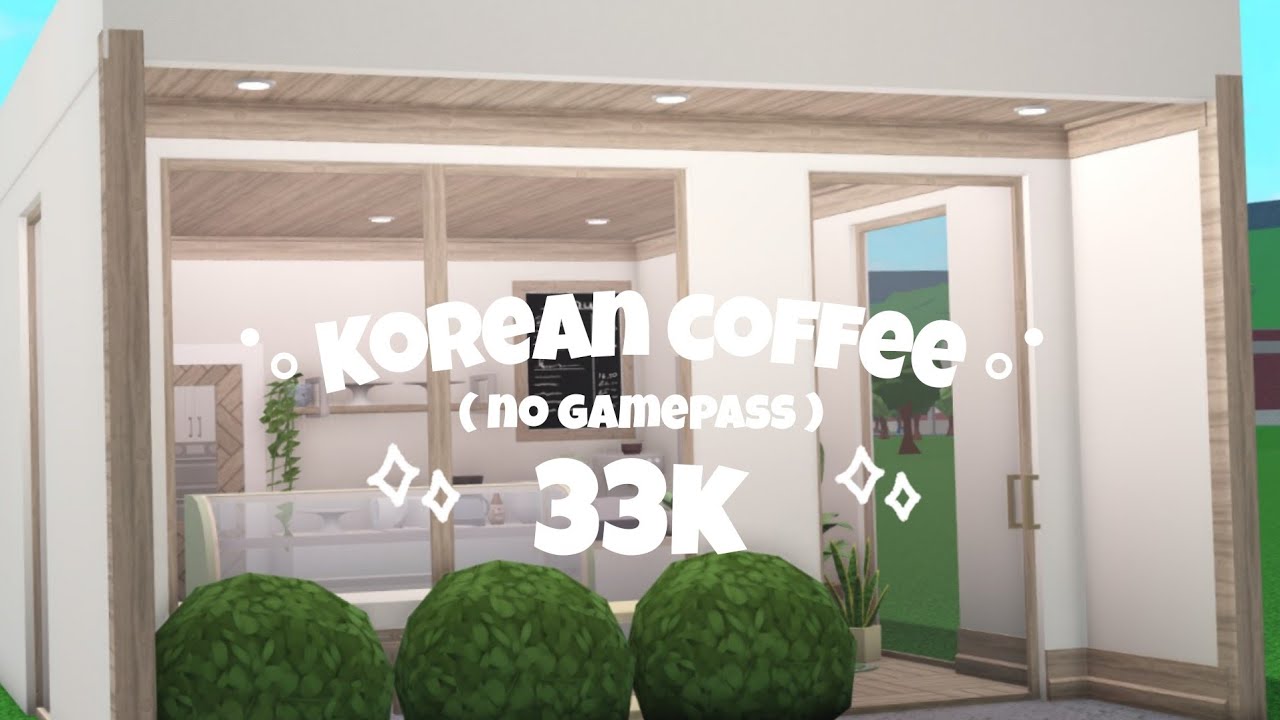 ♡🎐Korean caffee // 33k🌱Bloxburg💗(no gamepass)