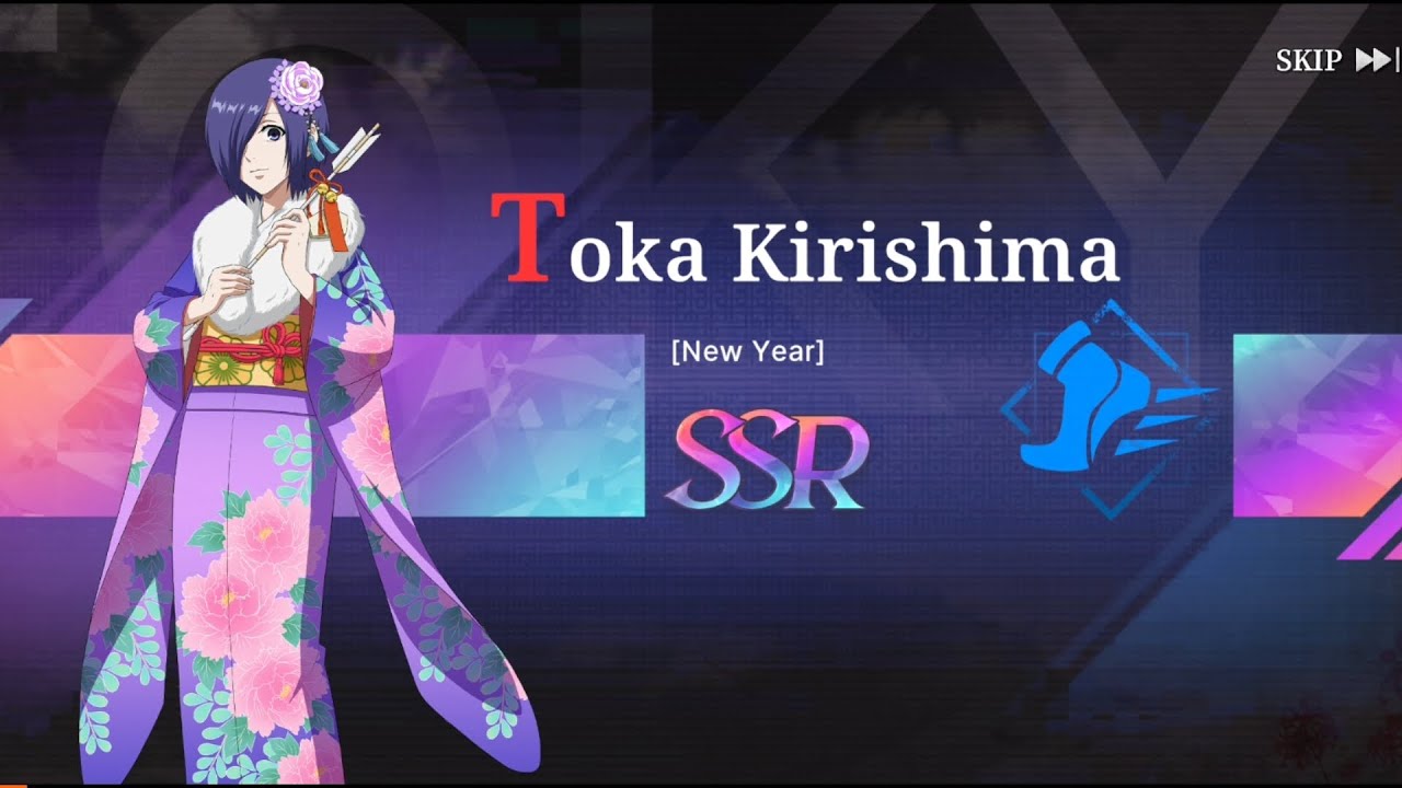 Summon - Review Toka Kirishima [New Year] | Tokyo Ghoul: Break the Chains 