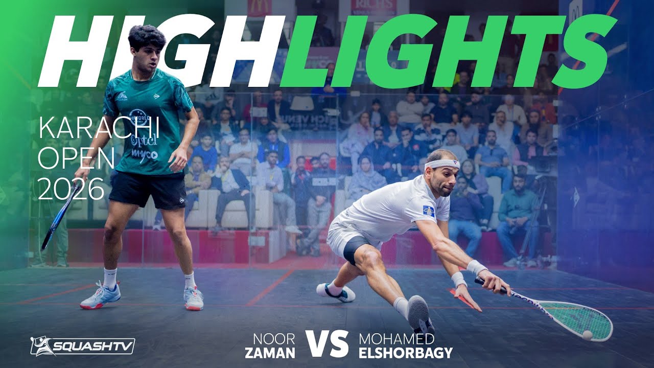 🏴󠁧󠁢󠁥󠁮󠁧󠁿 Mo. ElShorbagy v Zaman 🇵🇰 | Karachi Open 2026 | QUARTER FINAL HIGHLIGHTS