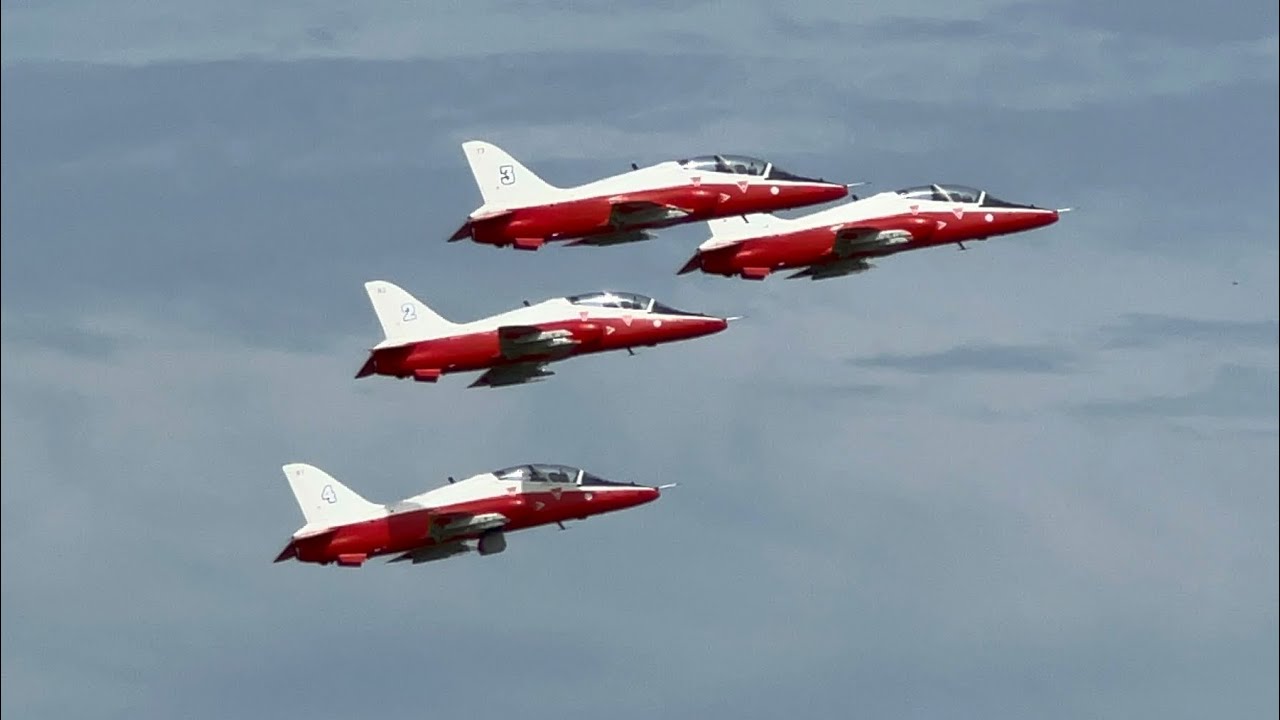Finnish Airforce Display Team Midnight Hawks at Rivolto Airshow 2025