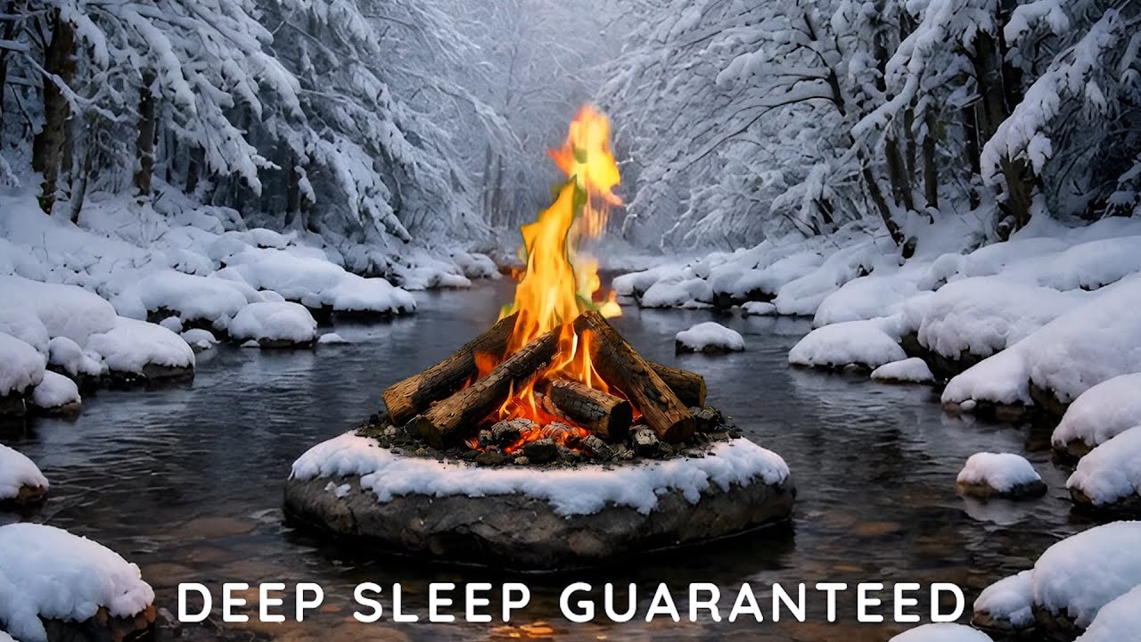 Cozy Pan Flute Music ⛄ Relaxing Instrumental for Deep Sleep, Stress Relief & Mindful Relaxation