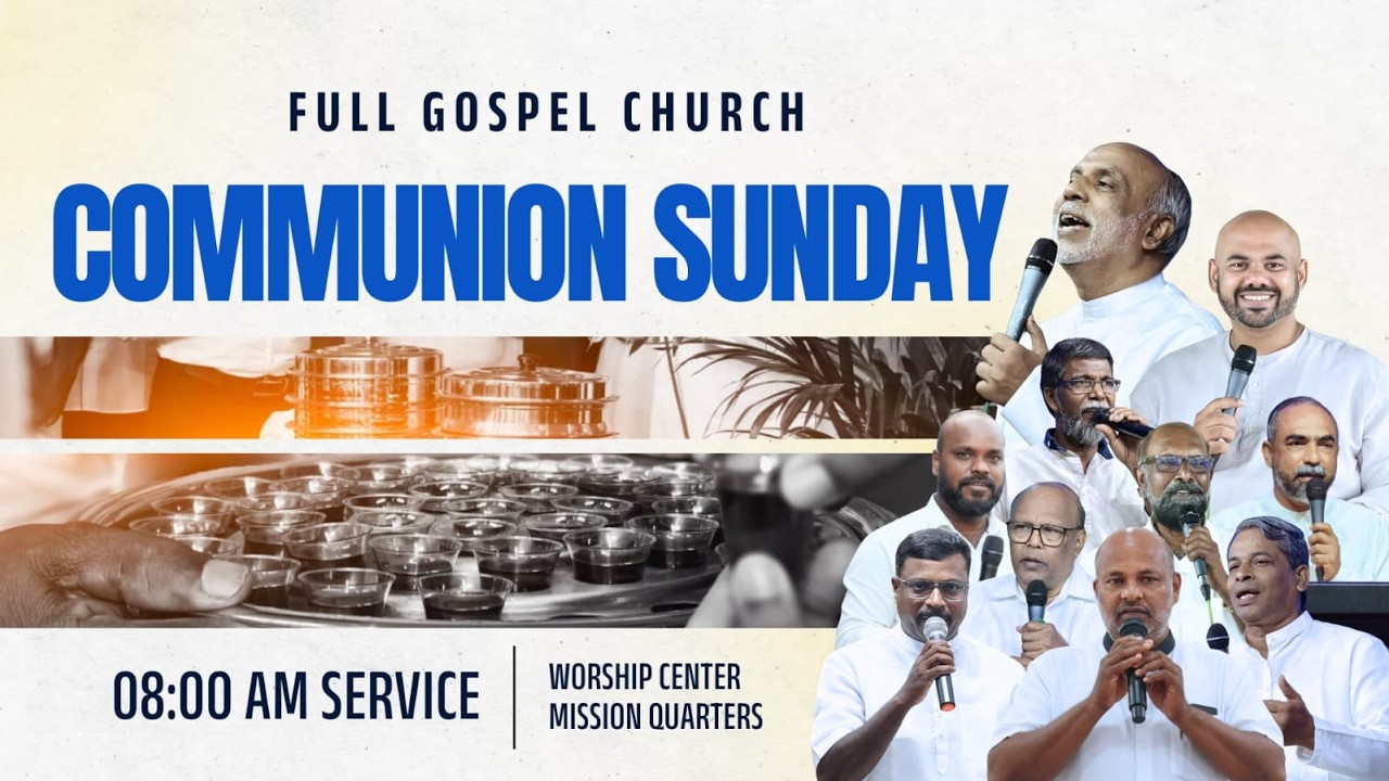 01/02/2026 | 08.00 AM | Sunday Live | Full Gospel Church | Worship Center Thrissur