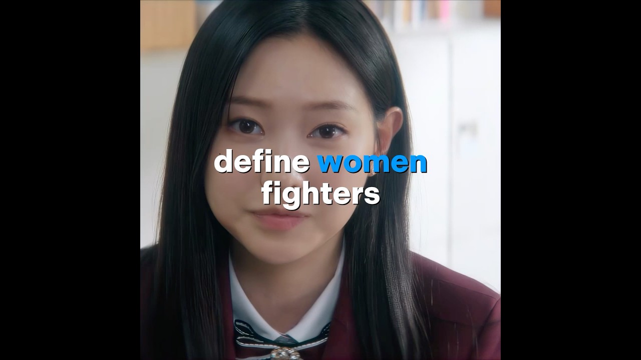 Define women fighters #kdramas #recommendations #teachyoualesson #theuncannycounter