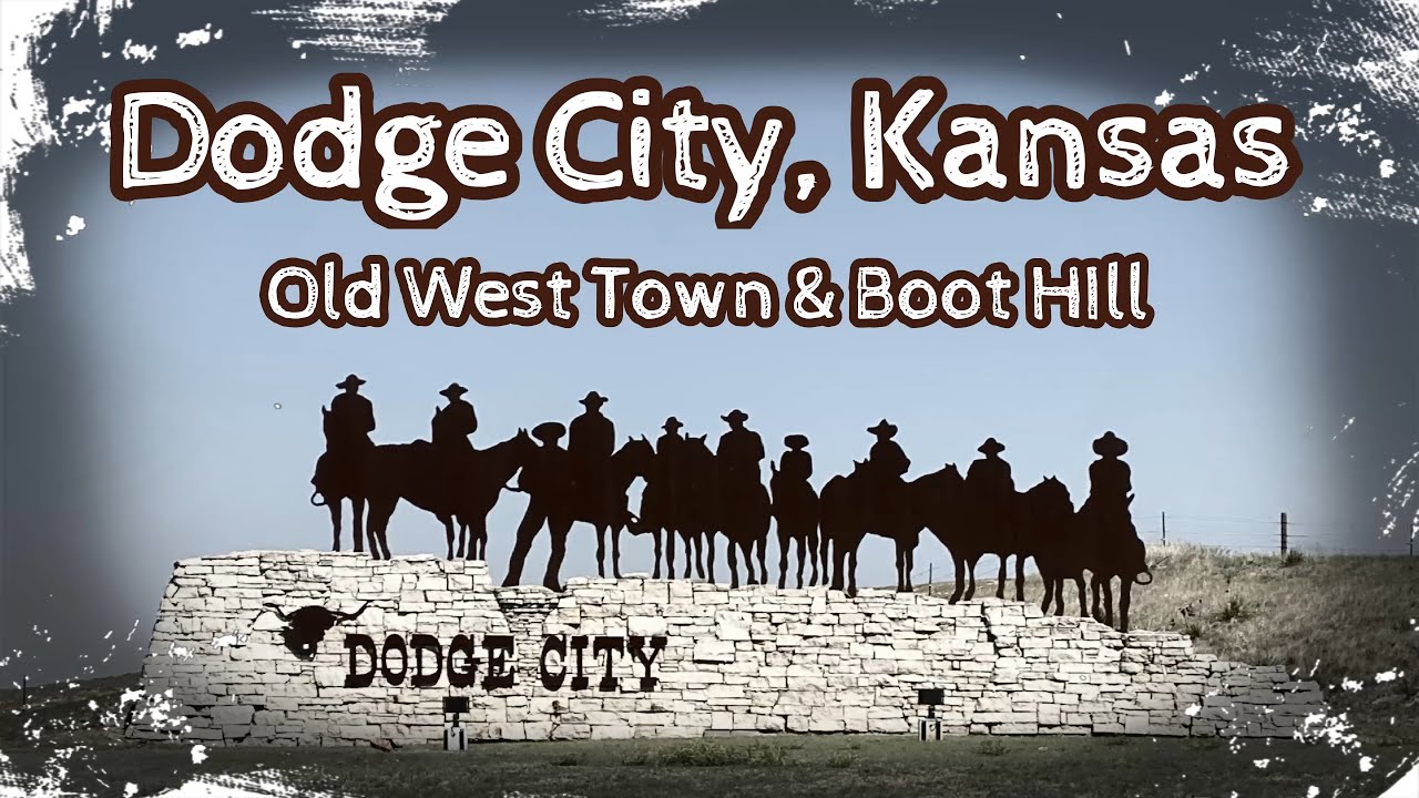 Dodge City, Kansas. Boot Hill Museum & Cemetery. Old West Frontier Town & Mueller-Schmidt House.