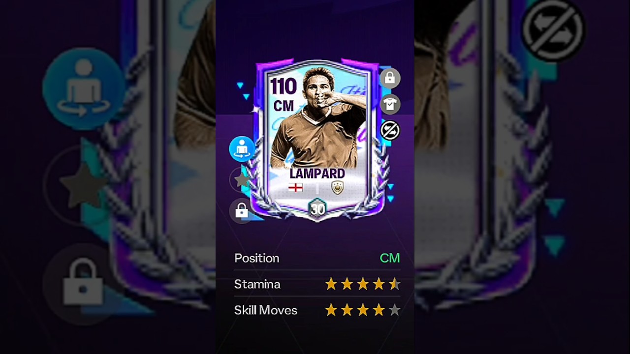 110 rated LAMPARD 🤐 = Passing Machine ✨ #fcmobile #fc26 #fc26shorts