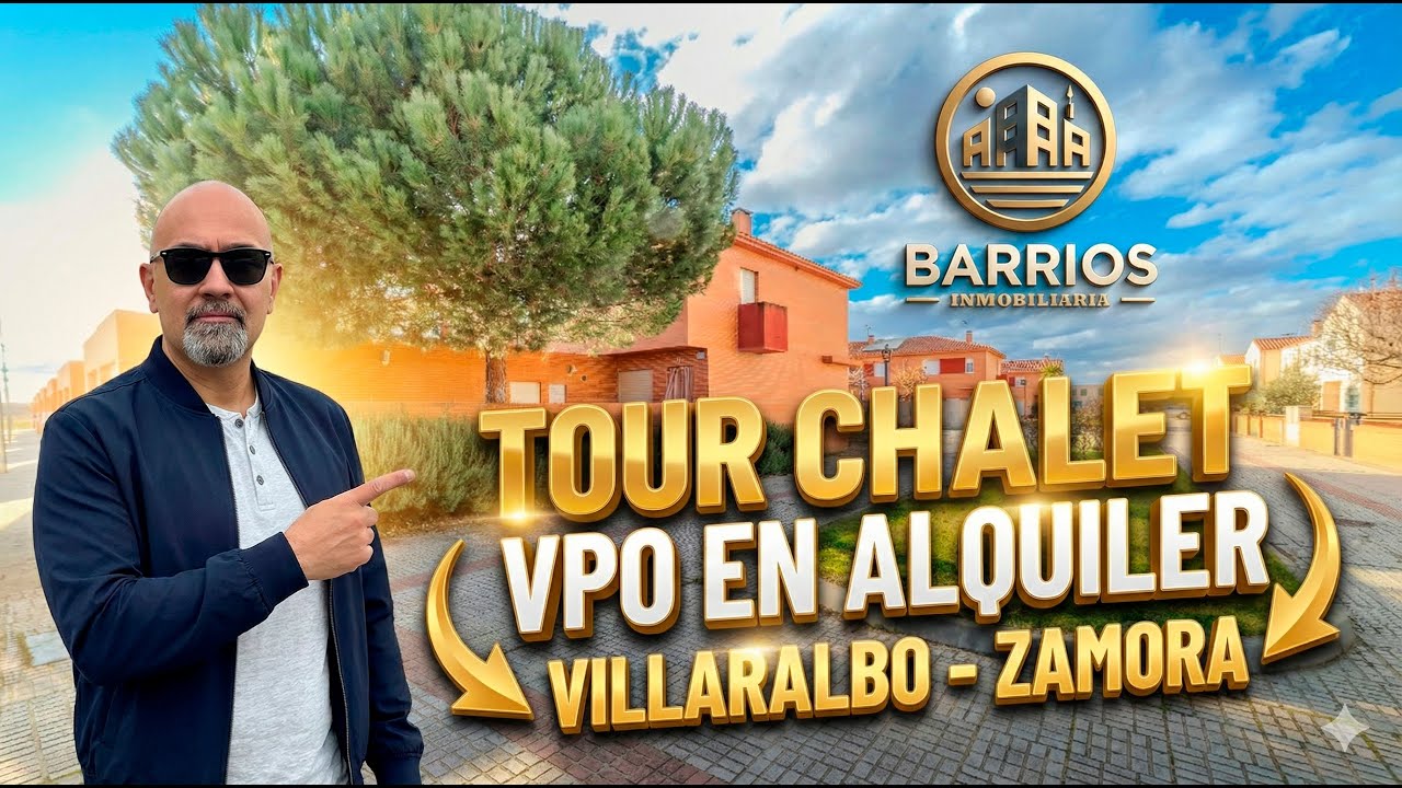 🏡 Vive con calma a un paso de Zamora | Chalet adosado en Villalbo en alquiler (Tour completo)