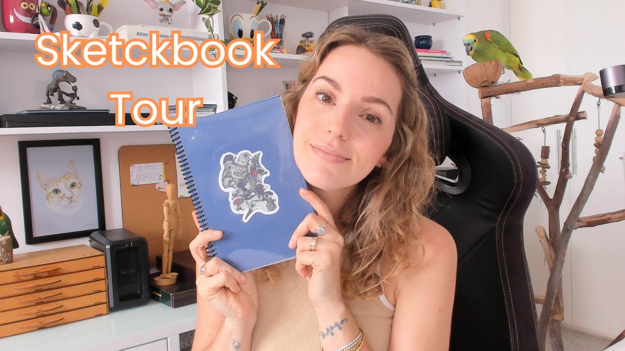 Finalizei mais um Sketchbook | Sketchbook Tour