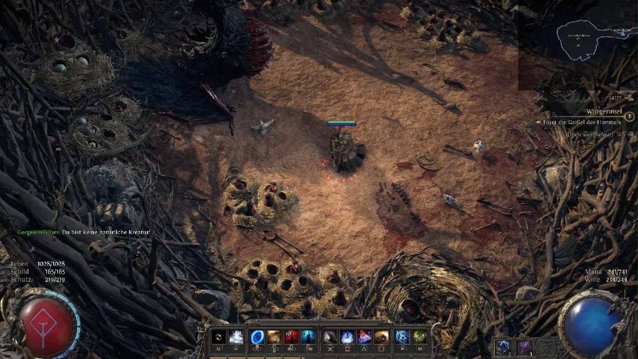 Path of Exile 2 0.5 Grim Pillar Totem Test