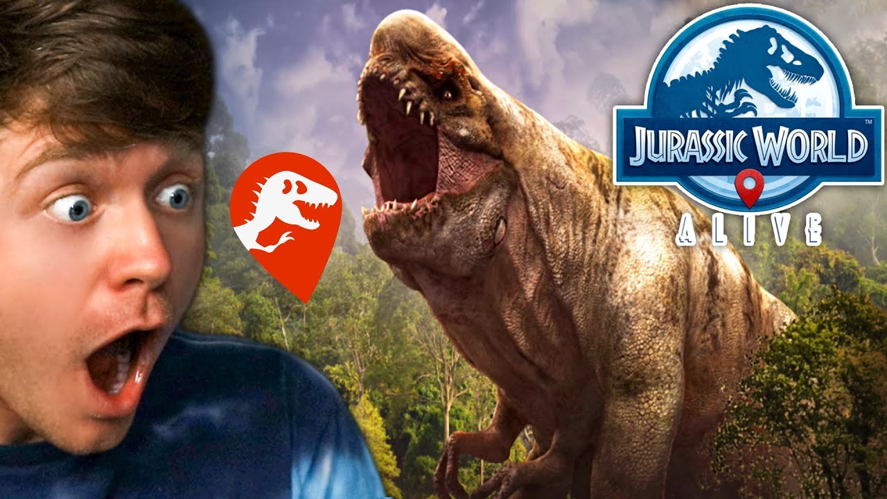 FIGHTING the D-REX in JURASSIC WORLD ALIVE!