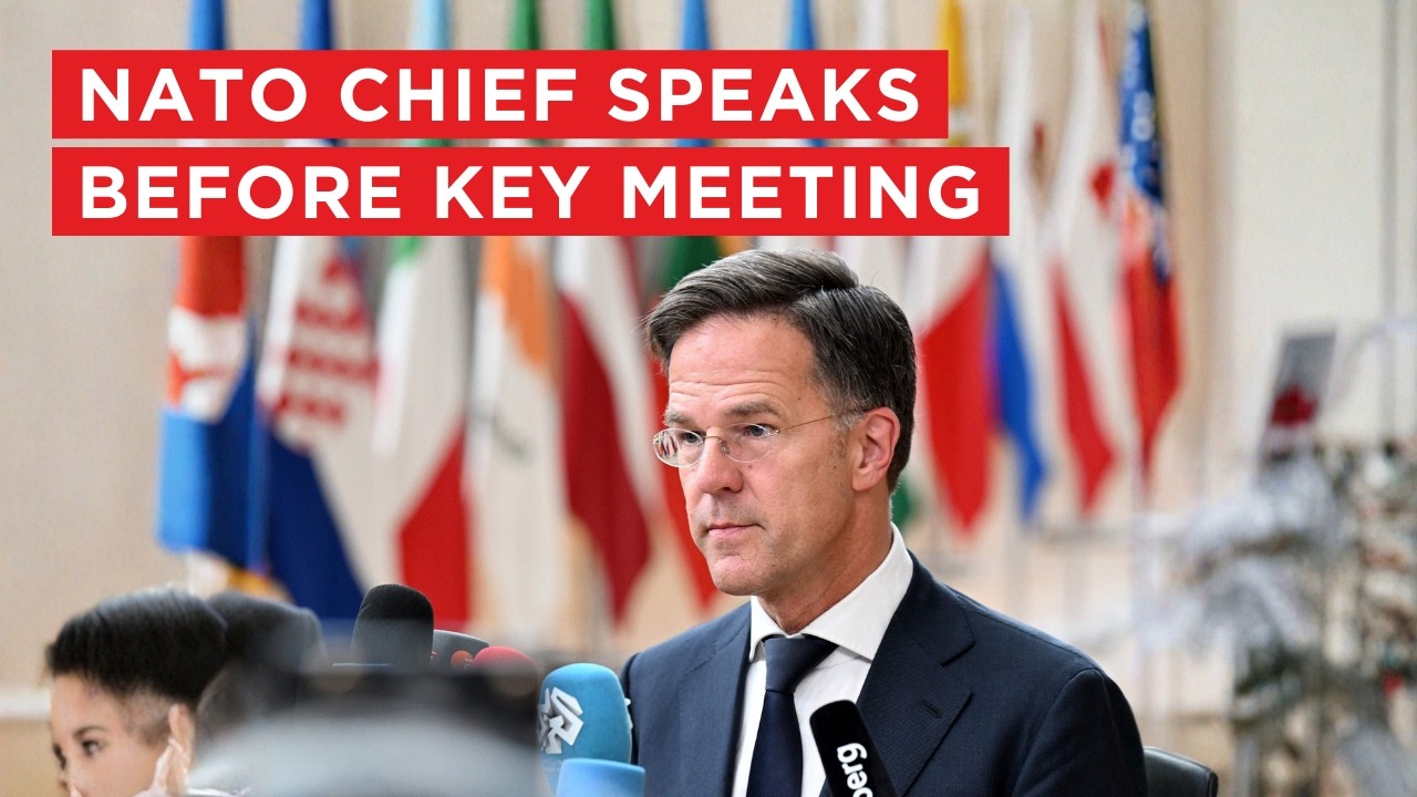 LIVE | NATO Chief Mark Rutte Holds Press Conference Ahead Of Defence Ministers Meeting | VERTEX