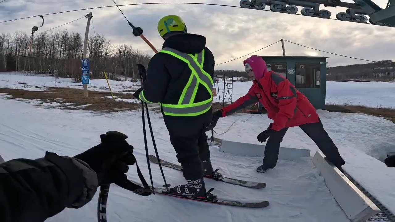 Bear Mountain, Dawson Creek. Dad, Lucas & Fourth, last run, West.