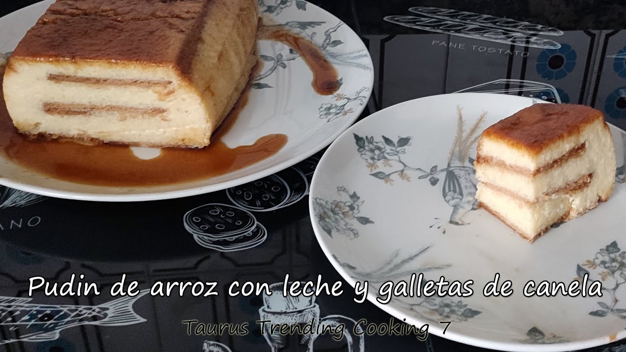Pudin de arroz con leche y galletas de canela en Taurus Trending Cooking 7 y otros robots similares