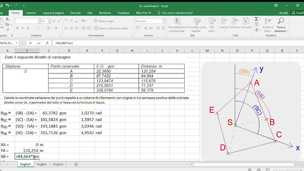 Esercizio coordinate 3