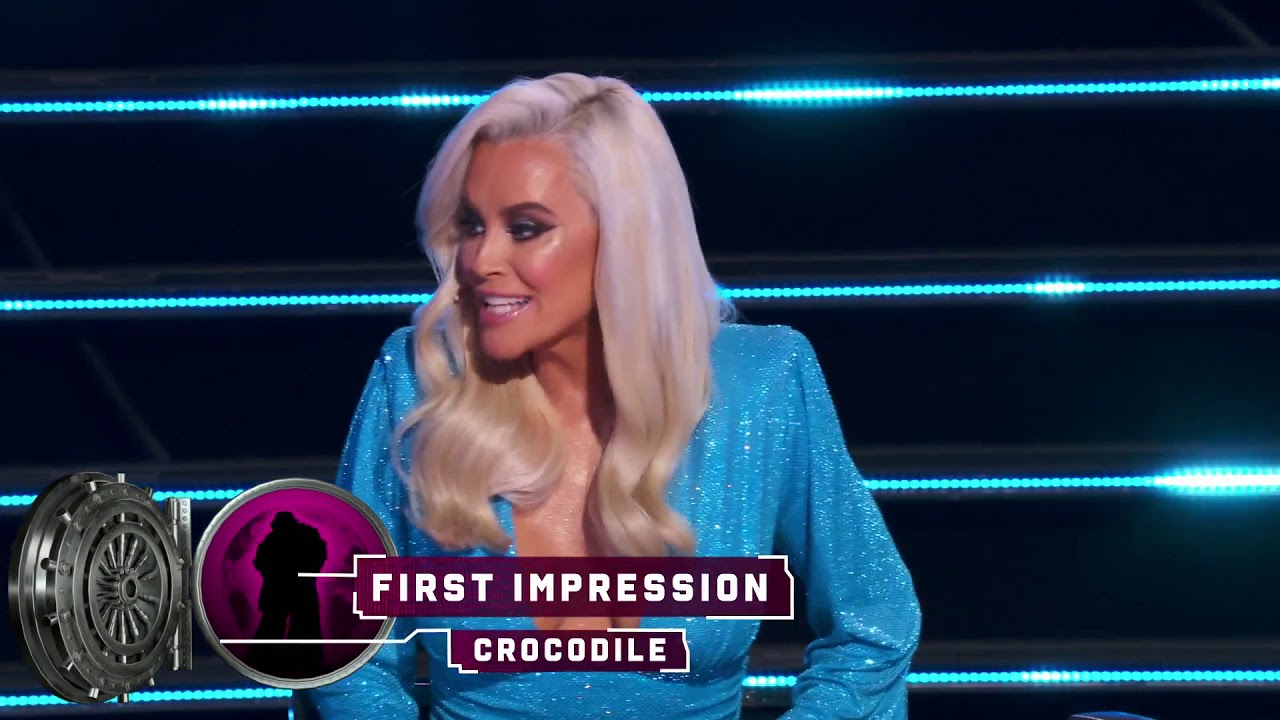 Nick Carter on The Masked Singer as Crocodile - Group B Auditions