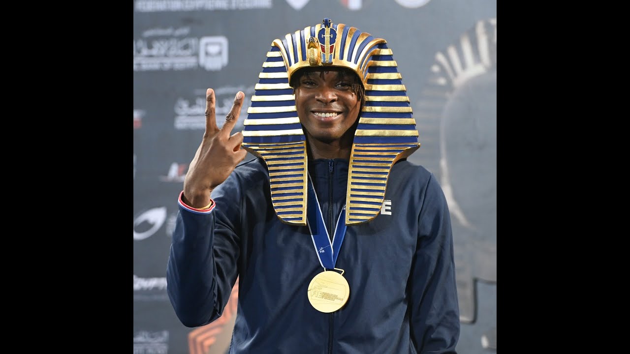 Enzo Lefort FRA World Champion in men's individual foil Cairo 2022!