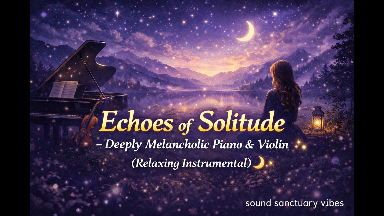 Echoes of Solitude – Deeply Melancholic Piano & Violin (Relaxing Instrumental)🌙✨