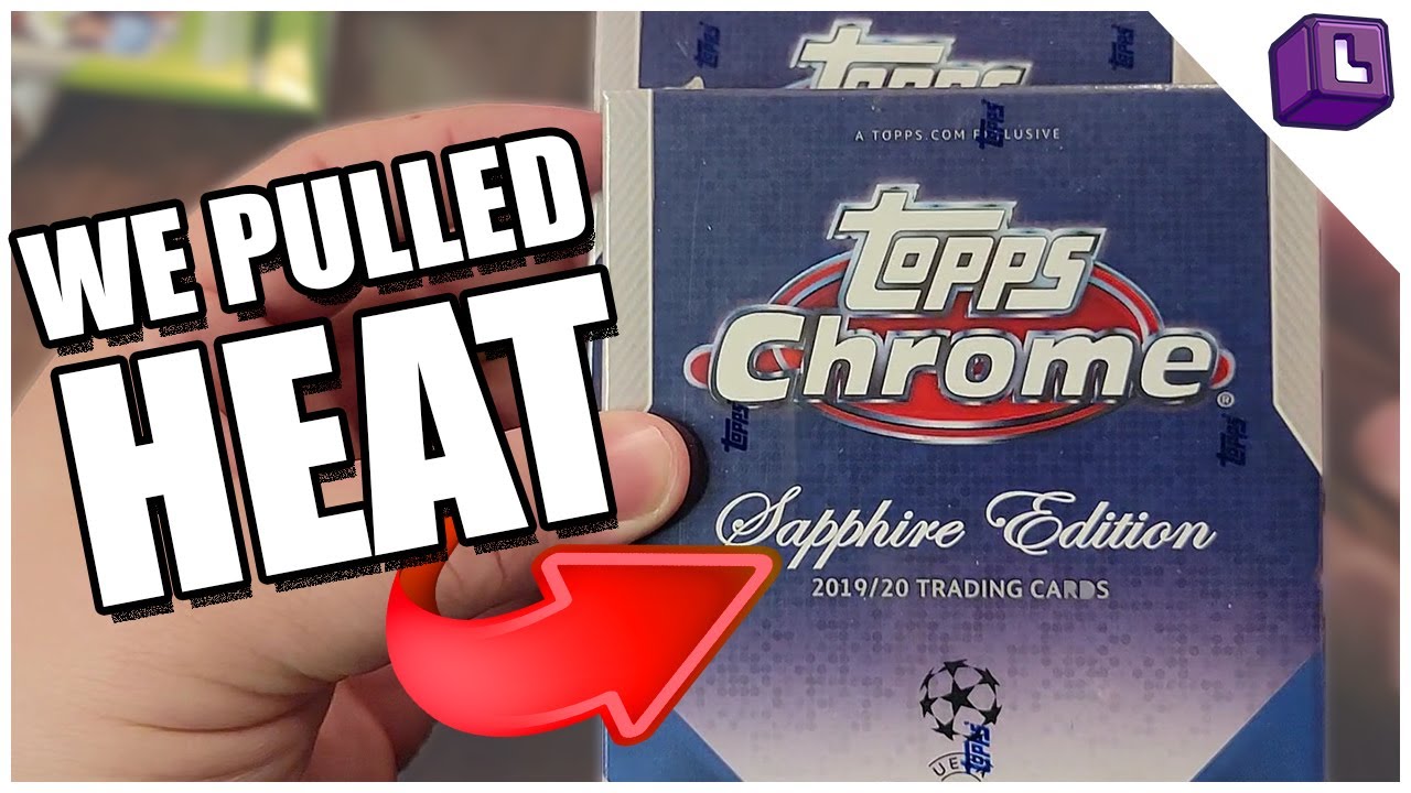 WE PULLED HEAT!! Opening Topps Chrome Sapphire UEFA Champions League
