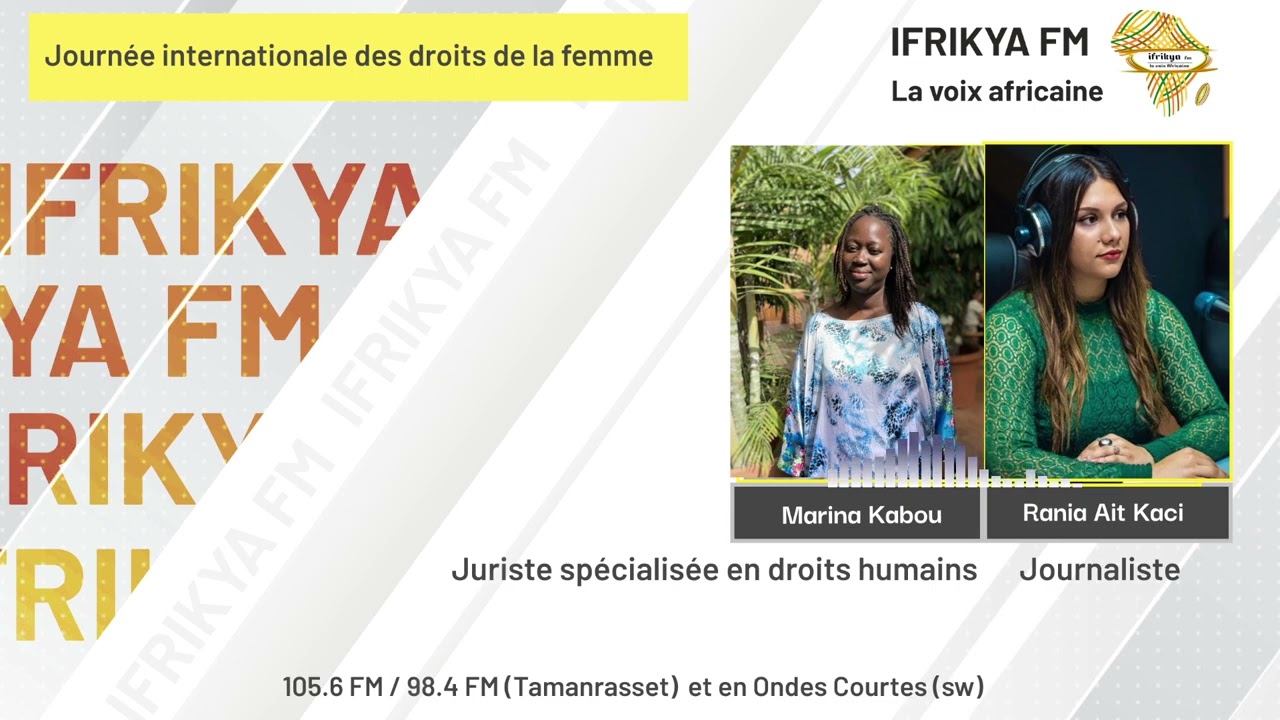 8 Mars : entretien avec Marina Kabou, juriste spécialisée en droits humains / Par Rania Ait Kaci