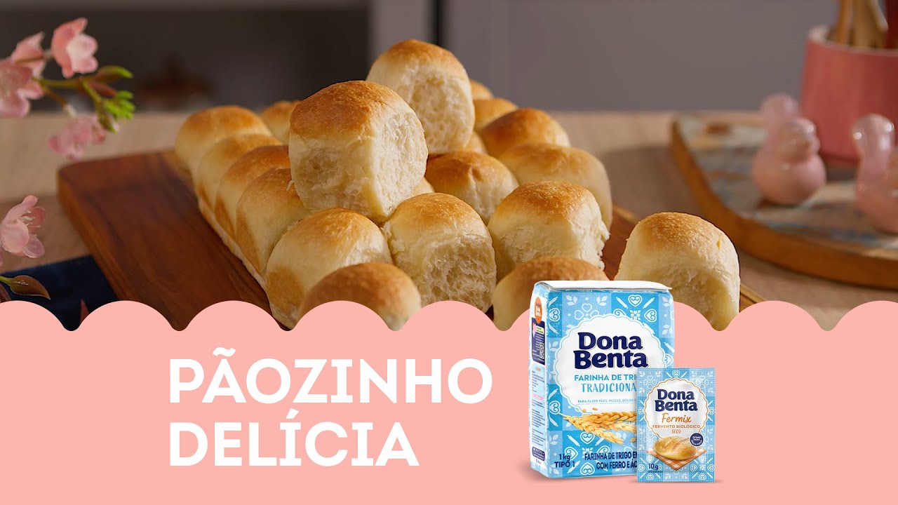 Receita de P&atilde;ozinho Del&iacute;cia | Cozinha Dona Benta