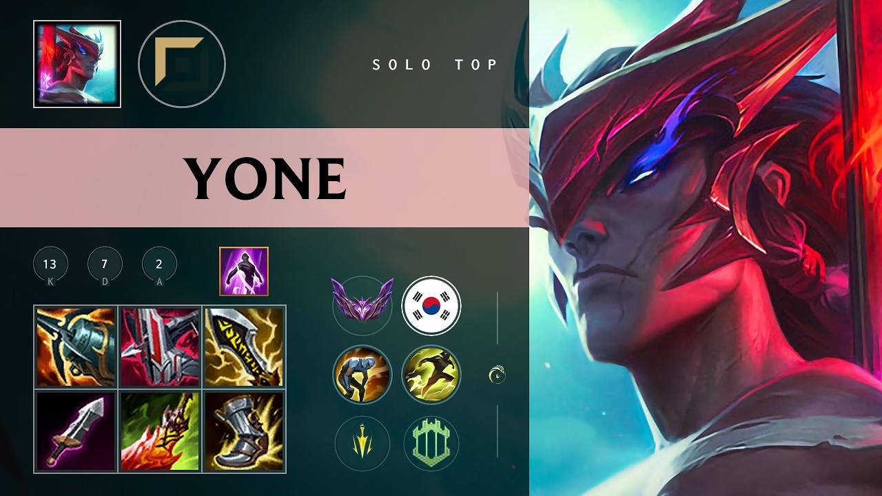 Yone Top vs Renekton - KR Master Patch 26.09