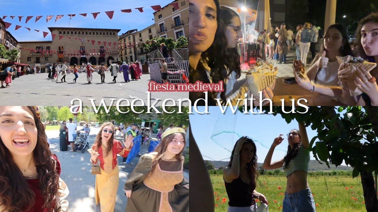 Volvemos al medievo y conocemos a un rapero || WEEKEND VLOG 4