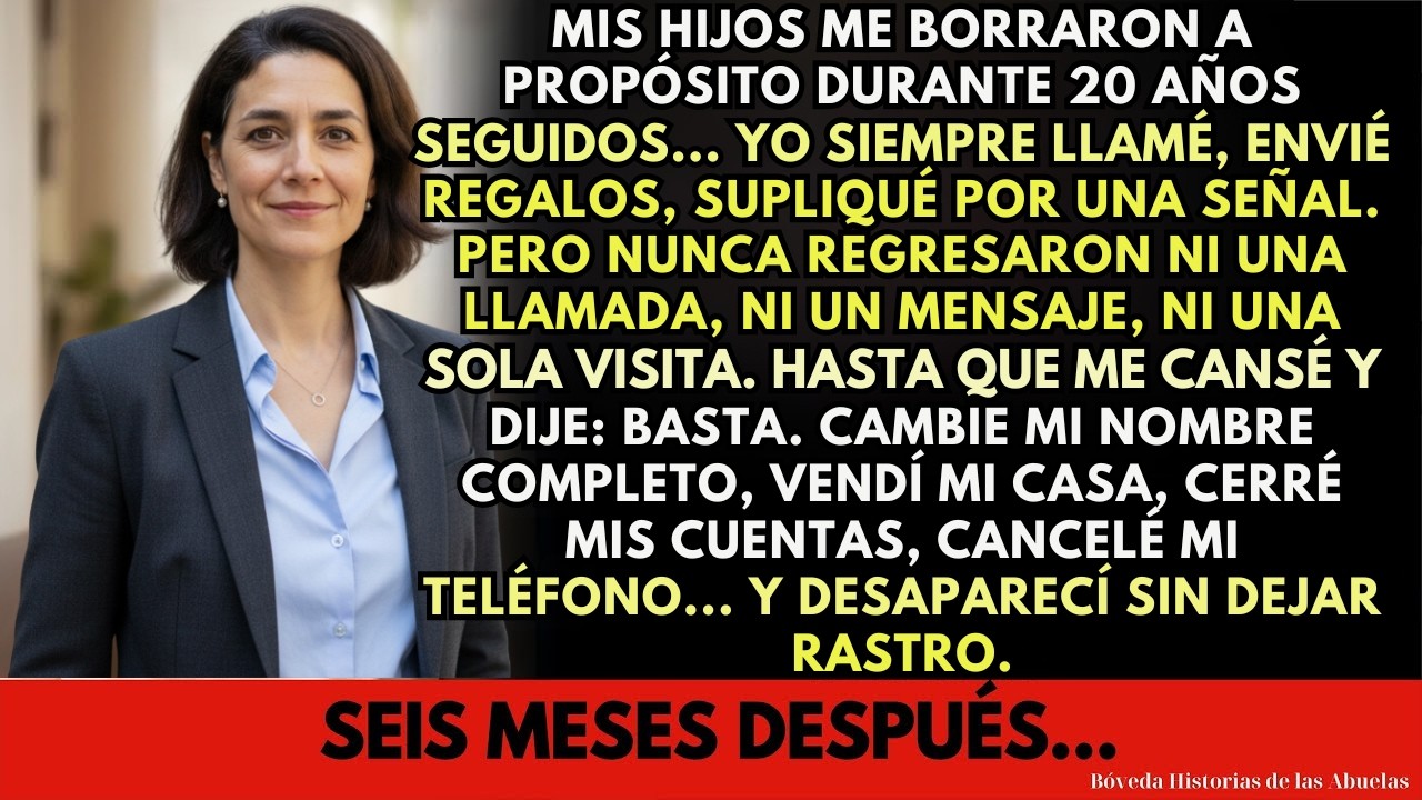 'Nos vamos mañana, mamá  Vendí tu casa de playa y el Rolex de papá ' Pero lo que ella no sabía era