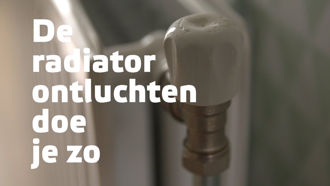 De radiator ontluchten doe je zo