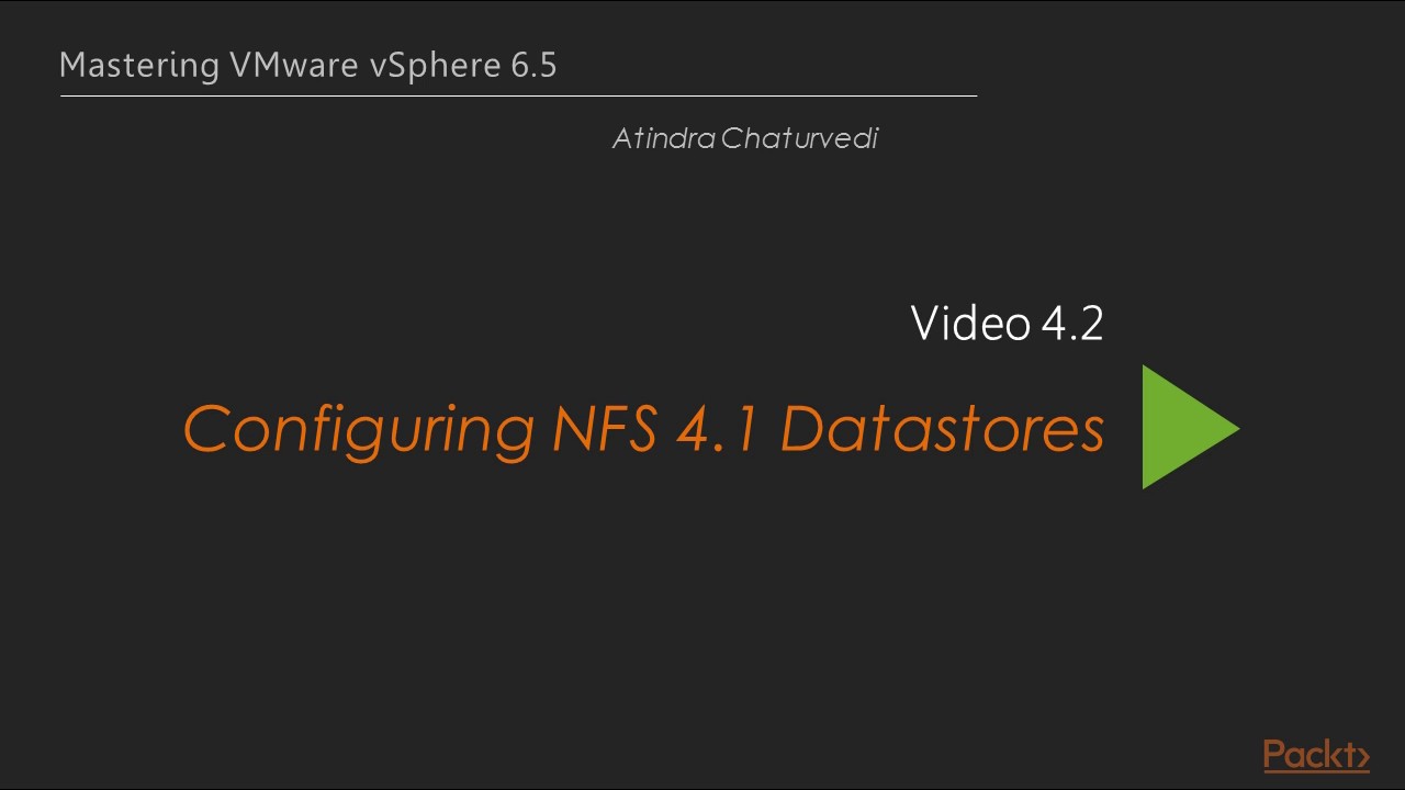 Configuring NFS 4.1 Datastores in VMware vSphere || vmworld 2017