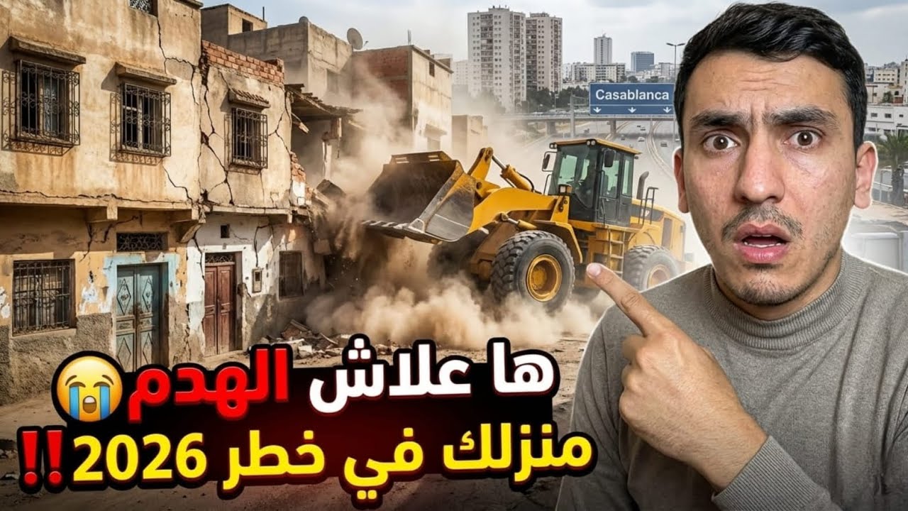 رد بالك ‼️أسباب هدم المنازل والسكن العشوائي بالدار البيضاء 2026