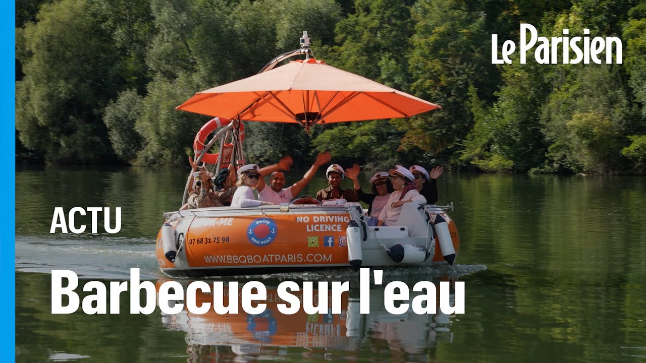 Les bateaux-barbecue : le succès des croisières sur l'Oise tout en grillant des saucisses