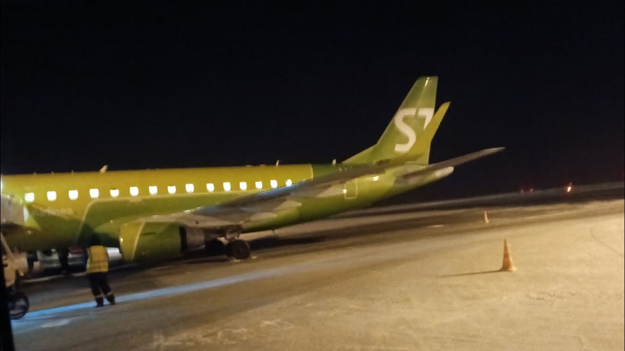 Embraer 170 а/к S7 Airlaines | Рейс Новосибирск- Ханты-Мансийск