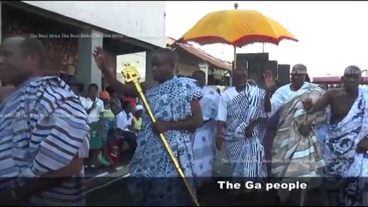 Short  documentary film, The Ga people - Ghana