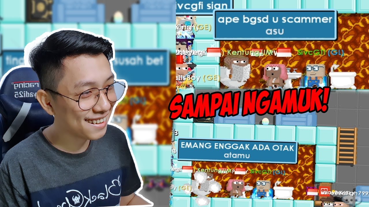 PRANK SCAM! MINJEM DLS ORANG TERUS LANGSUNG OFF!!! - GROWTOPIA INDONESIA