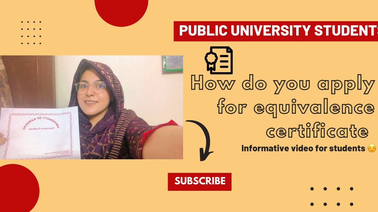 Procedure for equivalence | Important information | kubs students | farzeenfeed 💕