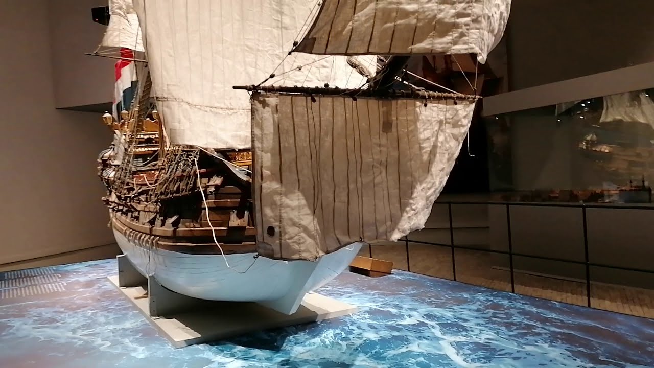 Video from the scale model of the 7 Provinciën.