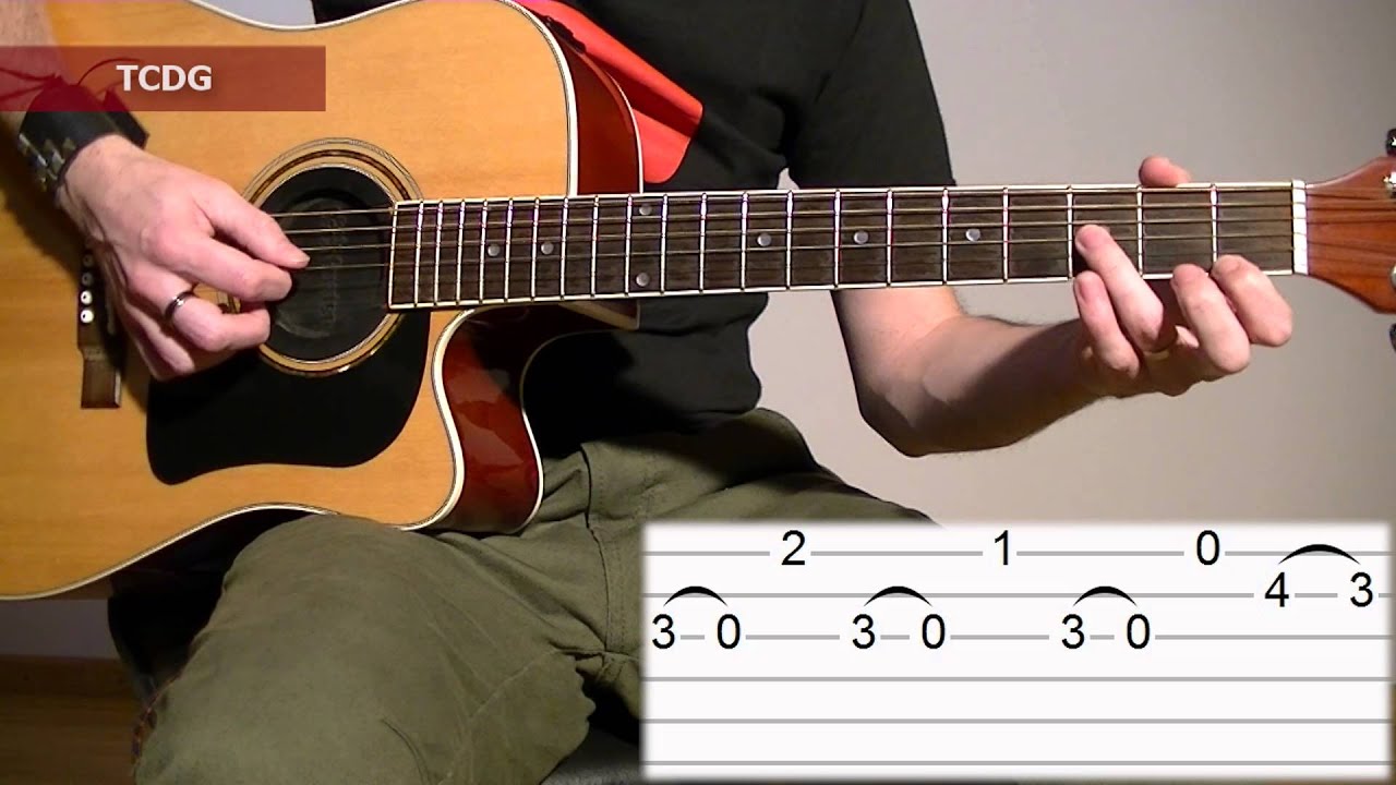 How To Play Mission Impossible On Acoustic Guitar: Tab Tutorial TCDG