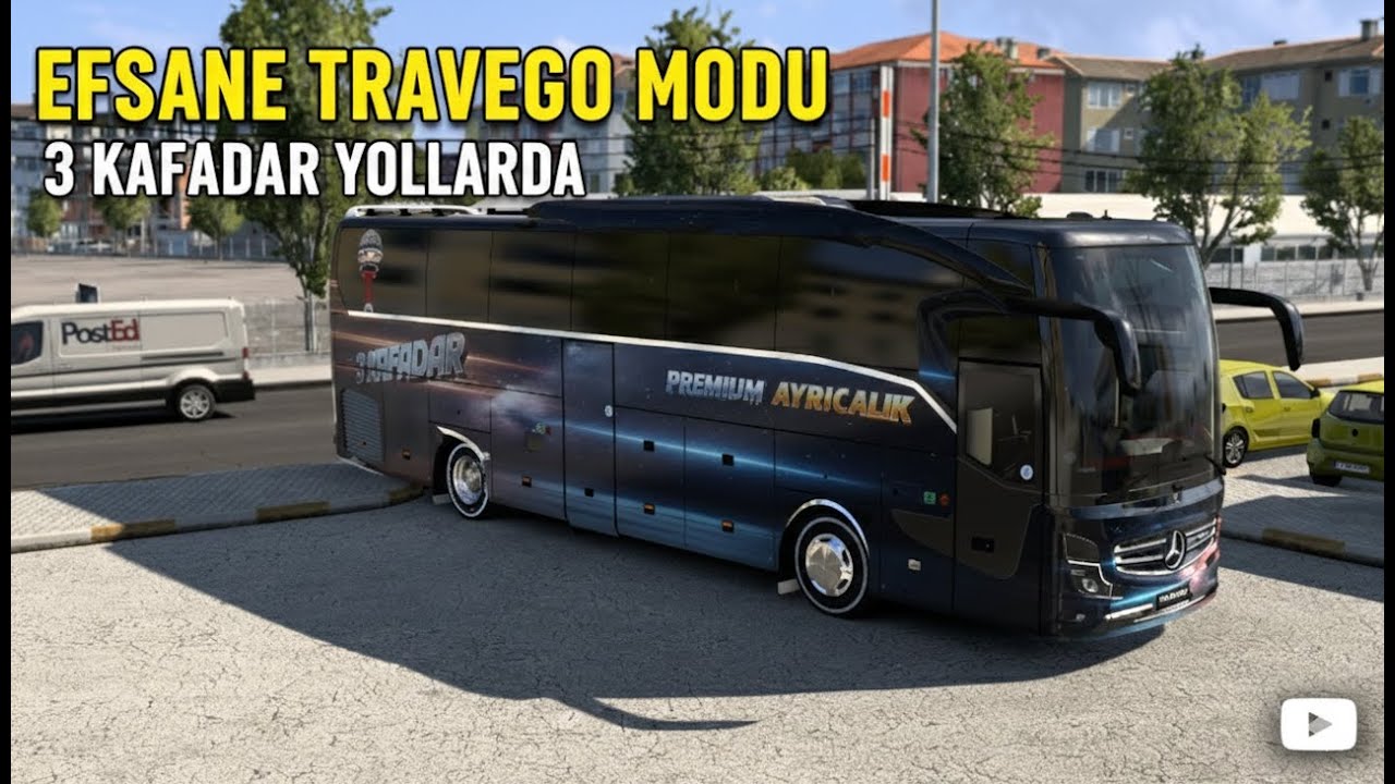 ETS 2 | Çankırı'dan Hopa'ya Uzun Sefer! Yeni Travego ve Özel Kaplama 🚌💨