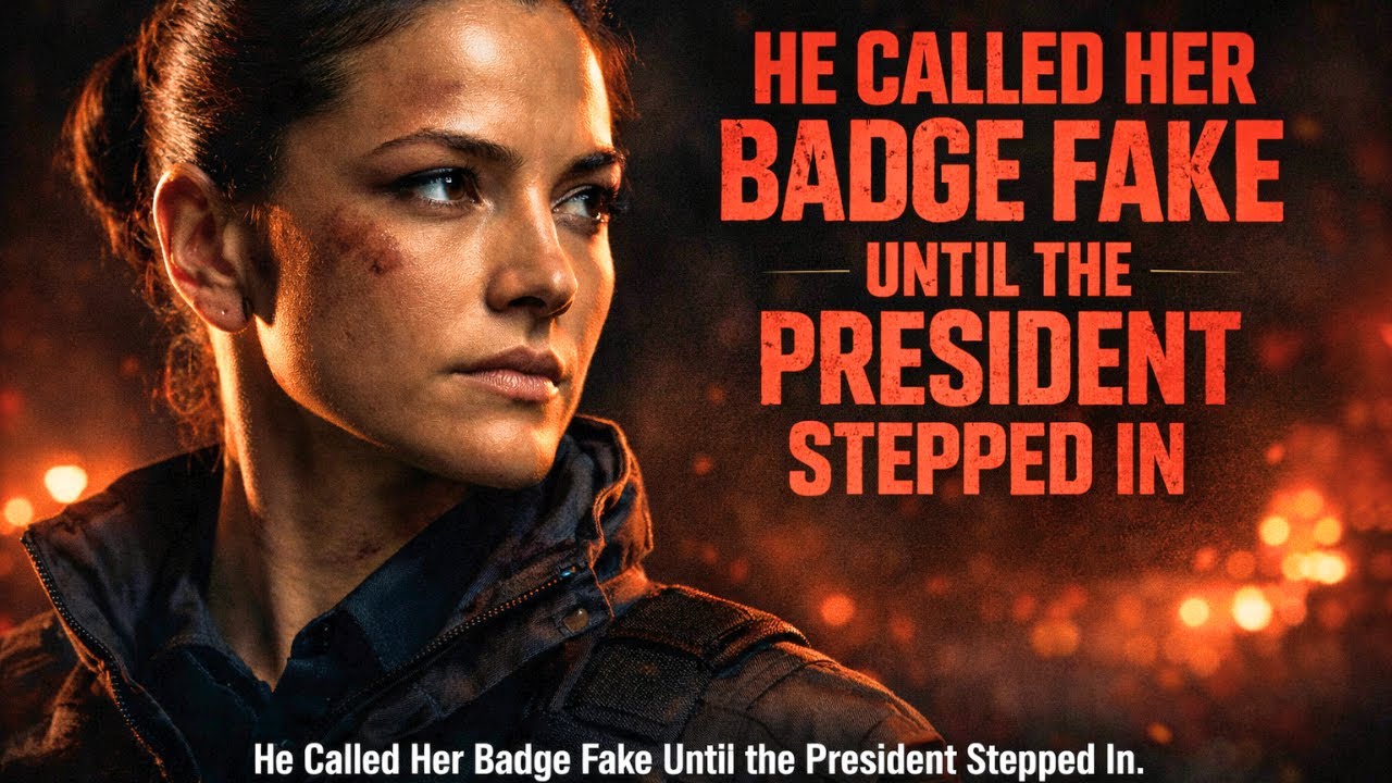 He Called Her Badge Fake Until the President Stepped In